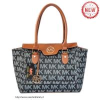 michael kors logo signature groot navy zwart boekentassen Tassen Rotterdam 4j4oc659